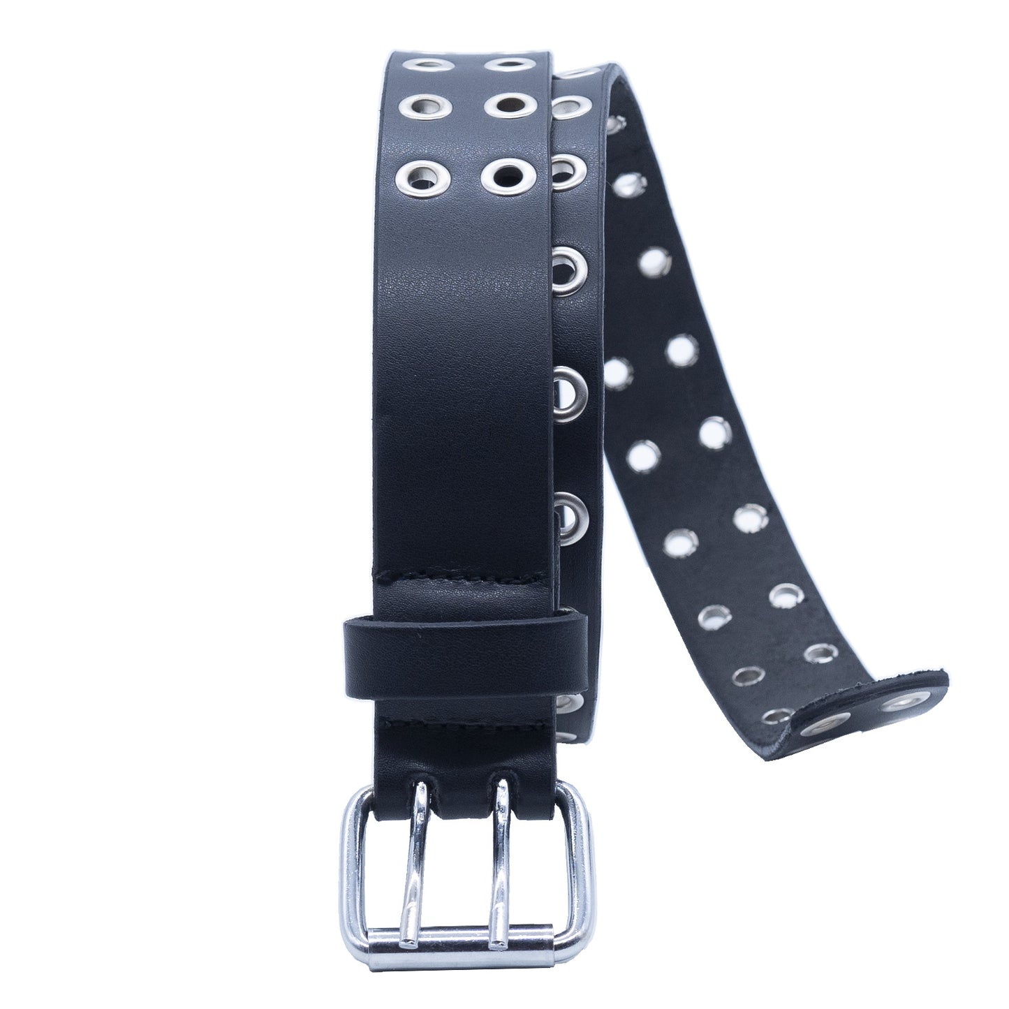 Set of 3 – 2 Wallets + 1 Genuine Leather Belt – Biker Gift Set