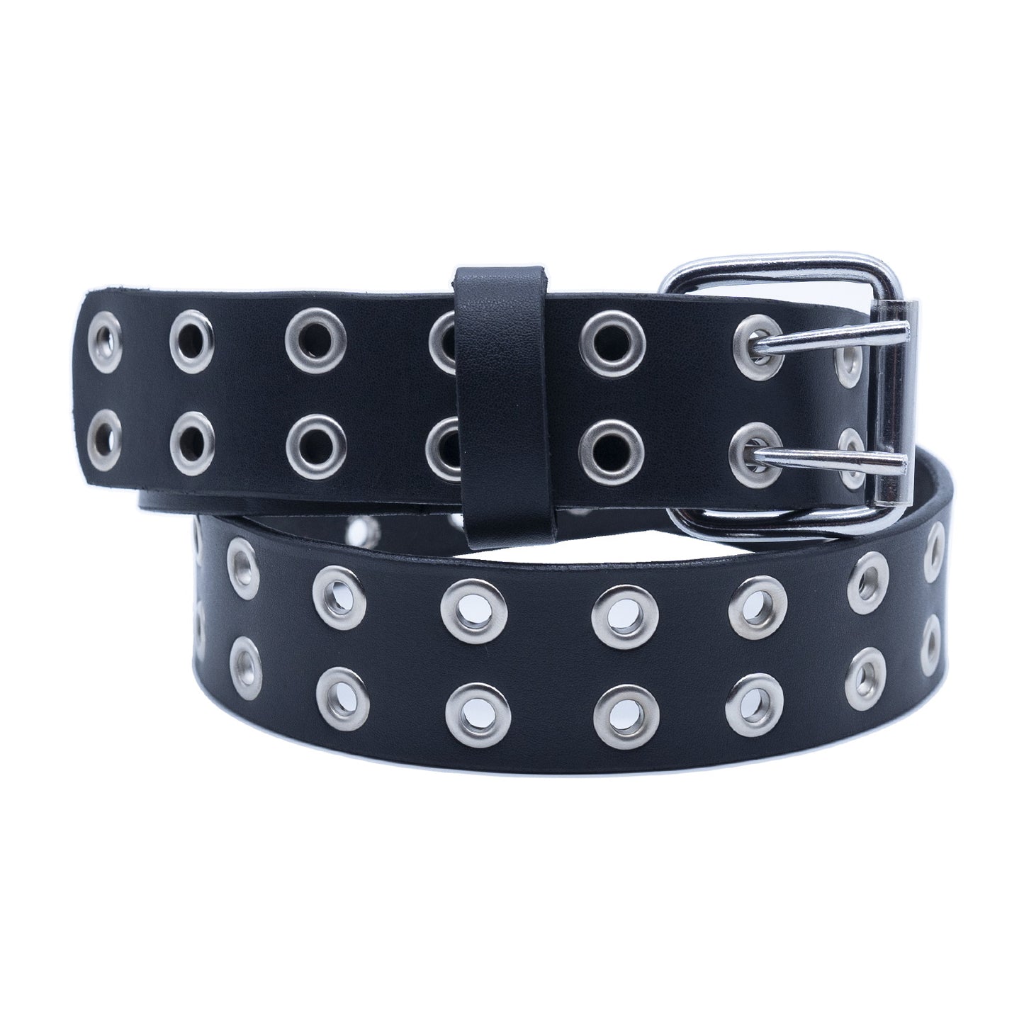 Set of 3 – 2 Wallets + 1 Genuine Leather Belt – Biker Gift Set