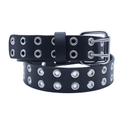 Set of 3 – 2 Wallets + 1 Genuine Leather Belt – Biker Gift Set