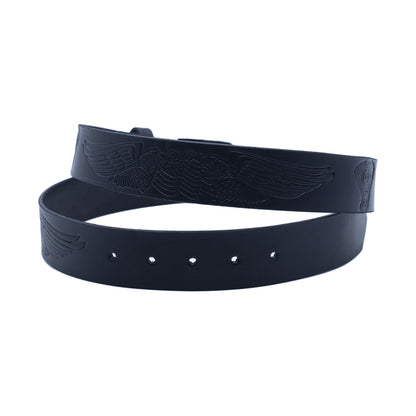 Set of 3 – 2 Wallets + 1 Genuine Leather Belt – Biker Gift Set