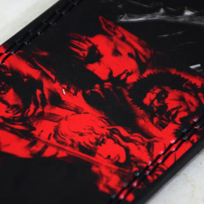 Anime Weight Lifting Belt with Berserk Guts Sacrifice Symbol Heavy Duty Leather for Gym Strength Training, Weightlifting, and Powerlifting, Adjustable (Basic Buckle)