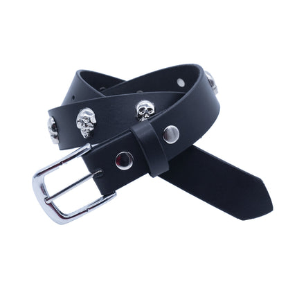 Set of 3 – 2 Wallets + 1 Genuine Leather Belt – Biker Gift Set