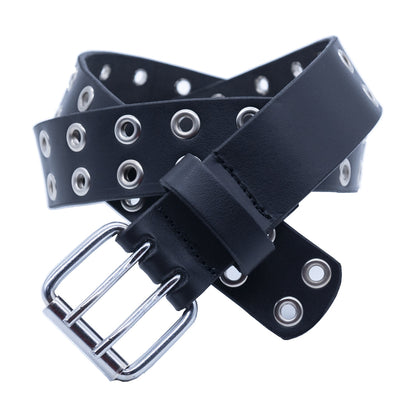 Set of 3 – 2 Wallets + 1 Genuine Leather Belt – Biker Gift Set