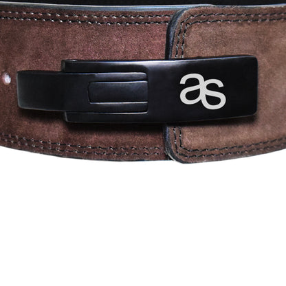 Aaylans Dark Brown Weightlifting Lever Belt