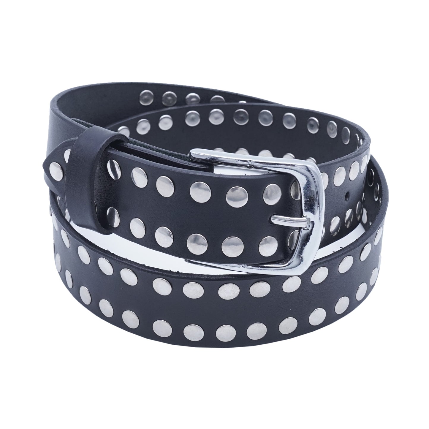 Set of 3 – 2 Wallets + 1 Genuine Leather Belt – Biker Gift Set