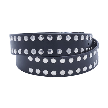 Set of 3 – 2 Wallets + 1 Genuine Leather Belt – Biker Gift Set