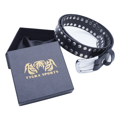 Set of 3 – 2 Wallets + 1 Genuine Leather Belt – Biker Gift Set