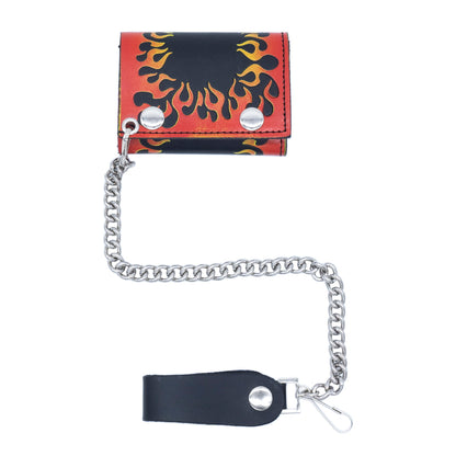 Set of 3 – 2 Wallets + 1 Genuine Leather Belt – Biker Gift Set