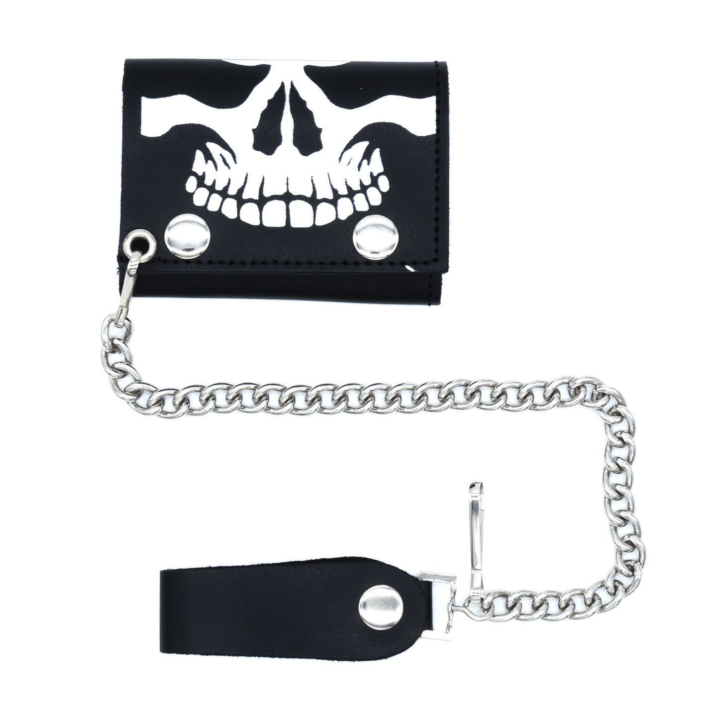 Set of 3 – 2 Wallets + 1 Genuine Leather Belt – Biker Gift Set