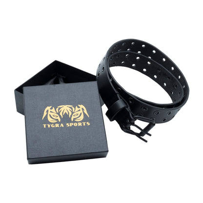 Set of 3 – 2 Wallets + 1 Genuine Leather Belt – Biker Gift Set