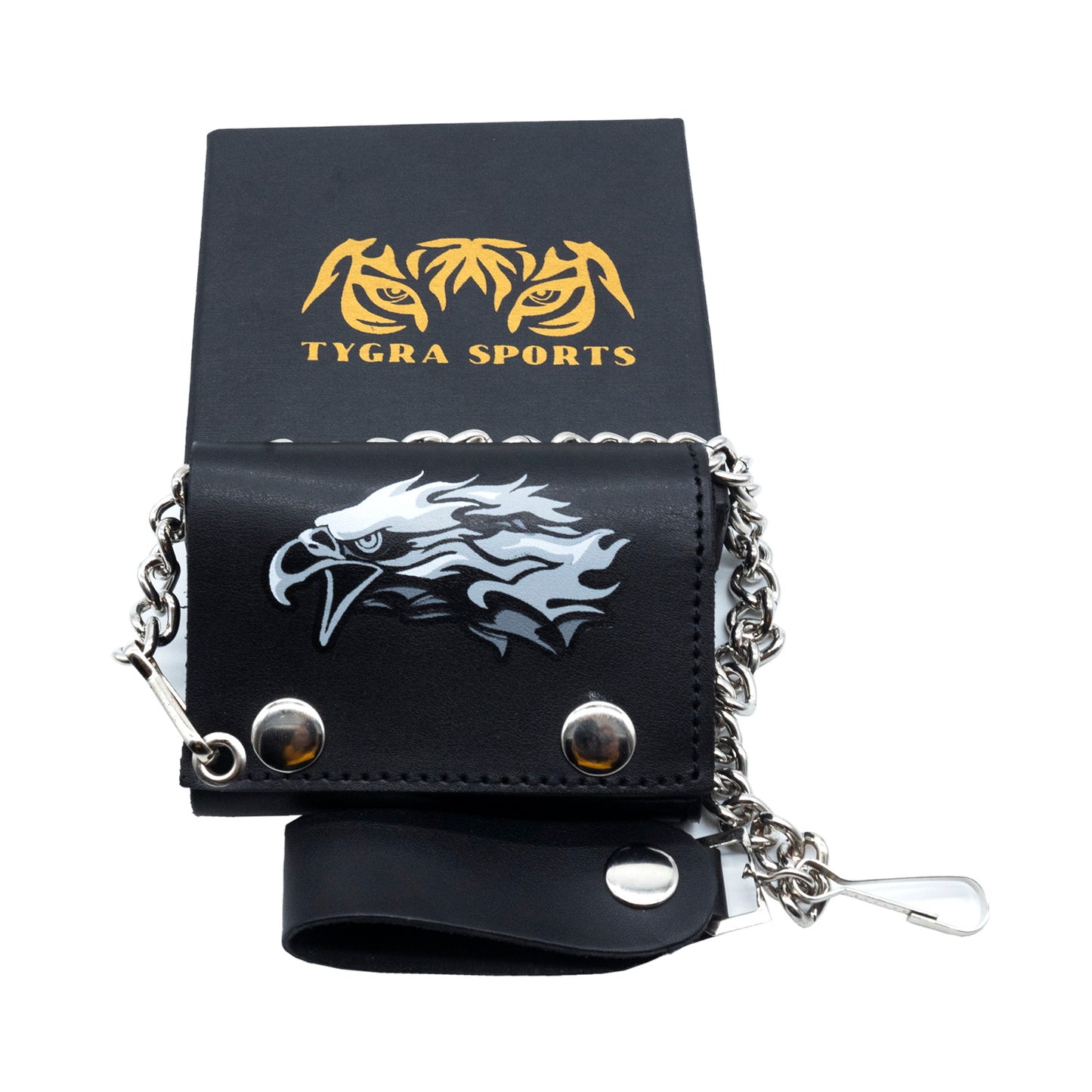 Set of 3 – 2 Wallets + 1 Genuine Leather Belt – Biker Gift Set