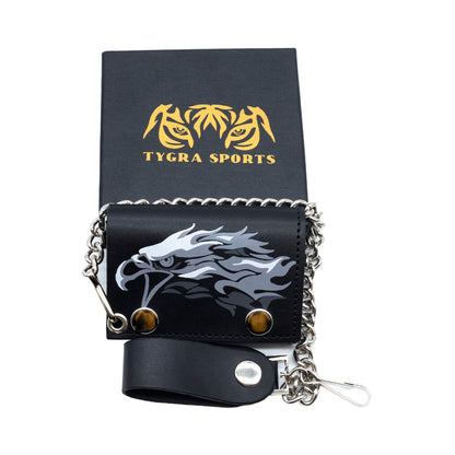 Set of 3 – 2 Wallets + 1 Genuine Leather Belt – Biker Gift Set