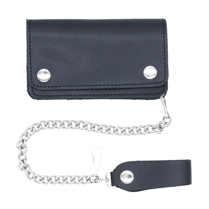 Set of 3 – 2 Wallets + 1 Genuine Leather Belt – Biker Gift Set