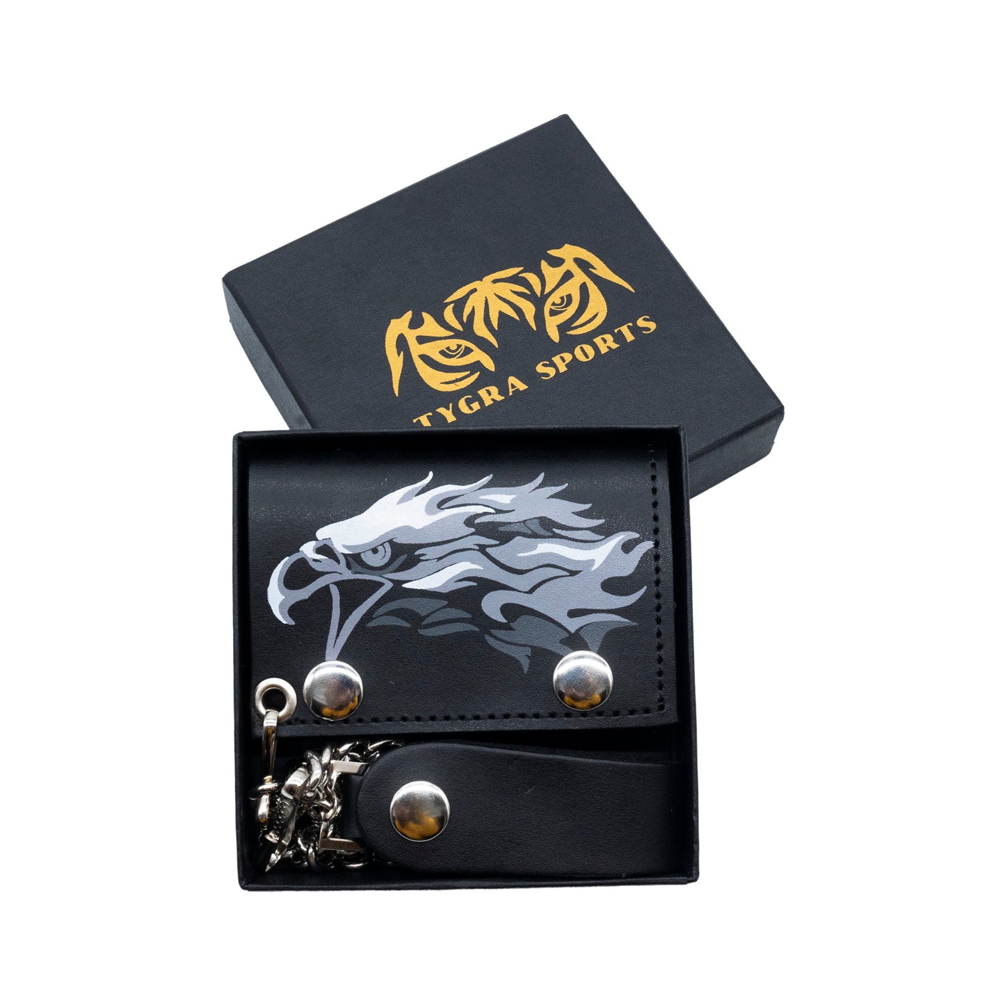 Set of 3 – 2 Wallets + 1 Genuine Leather Belt – Biker Gift Set