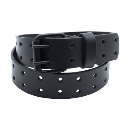 Set of 3 – 2 Wallets + 1 Genuine Leather Belt – Biker Gift Set