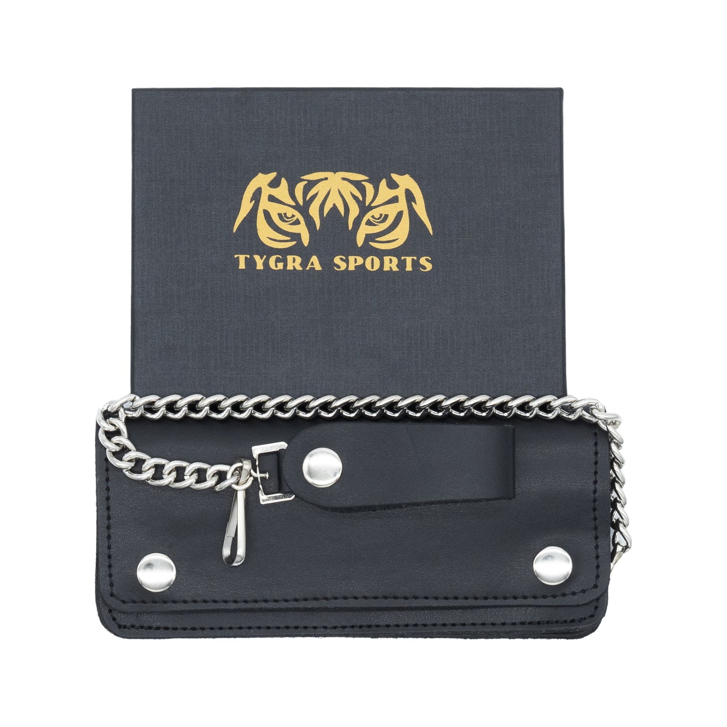 Set of 3 – 2 Wallets + 1 Genuine Leather Belt – Biker Gift Set