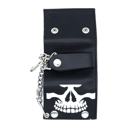 Set of 3 – 2 Wallets + 1 Genuine Leather Belt – Biker Gift Set