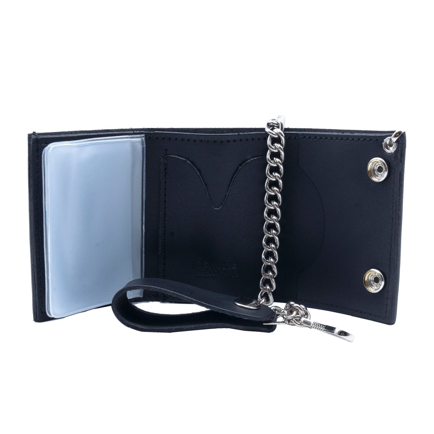 Set of 3 – 2 Wallets + 1 Genuine Leather Belt – Biker Gift Set