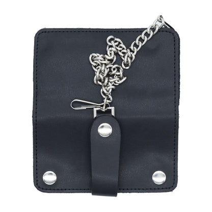 Set of 3 – 2 Wallets + 1 Genuine Leather Belt – Biker Gift Set