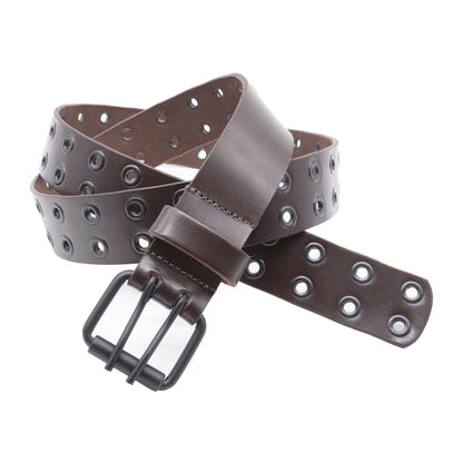 Set of 3 – 2 Wallets + 1 Genuine Leather Belt – Biker Gift Set