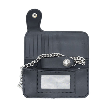 Set of 3 – 2 Wallets + 1 Genuine Leather Belt – Biker Gift Set
