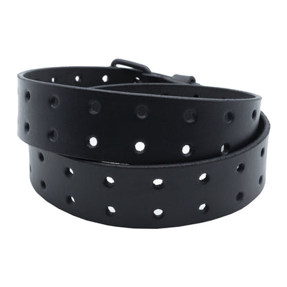 Set of 3 – 2 Wallets + 1 Genuine Leather Belt – Biker Gift Set