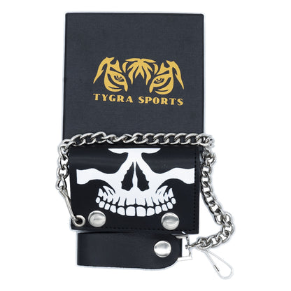 Set of 3 – 2 Wallets + 1 Genuine Leather Belt – Biker Gift Set