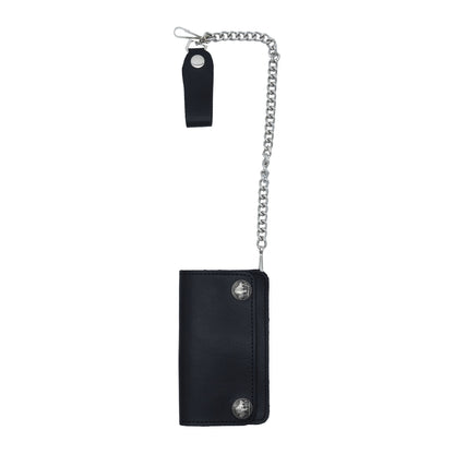 Set of 3 – 2 Wallets + 1 Genuine Leather Belt – Biker Gift Set