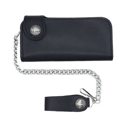 Set of 3 – 2 Wallets + 1 Genuine Leather Belt – Biker Gift Set