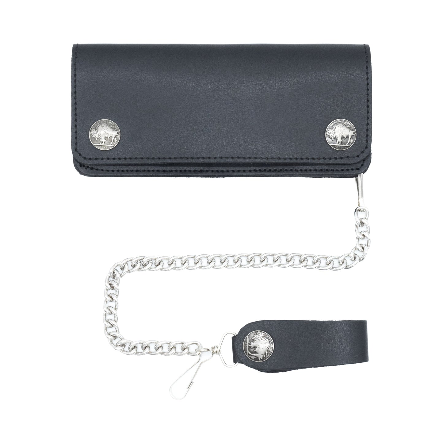 Set of 3 – 2 Wallets + 1 Genuine Leather Belt – Biker Gift Set