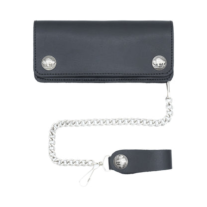 Set of 3 – 2 Wallets + 1 Genuine Leather Belt – Biker Gift Set