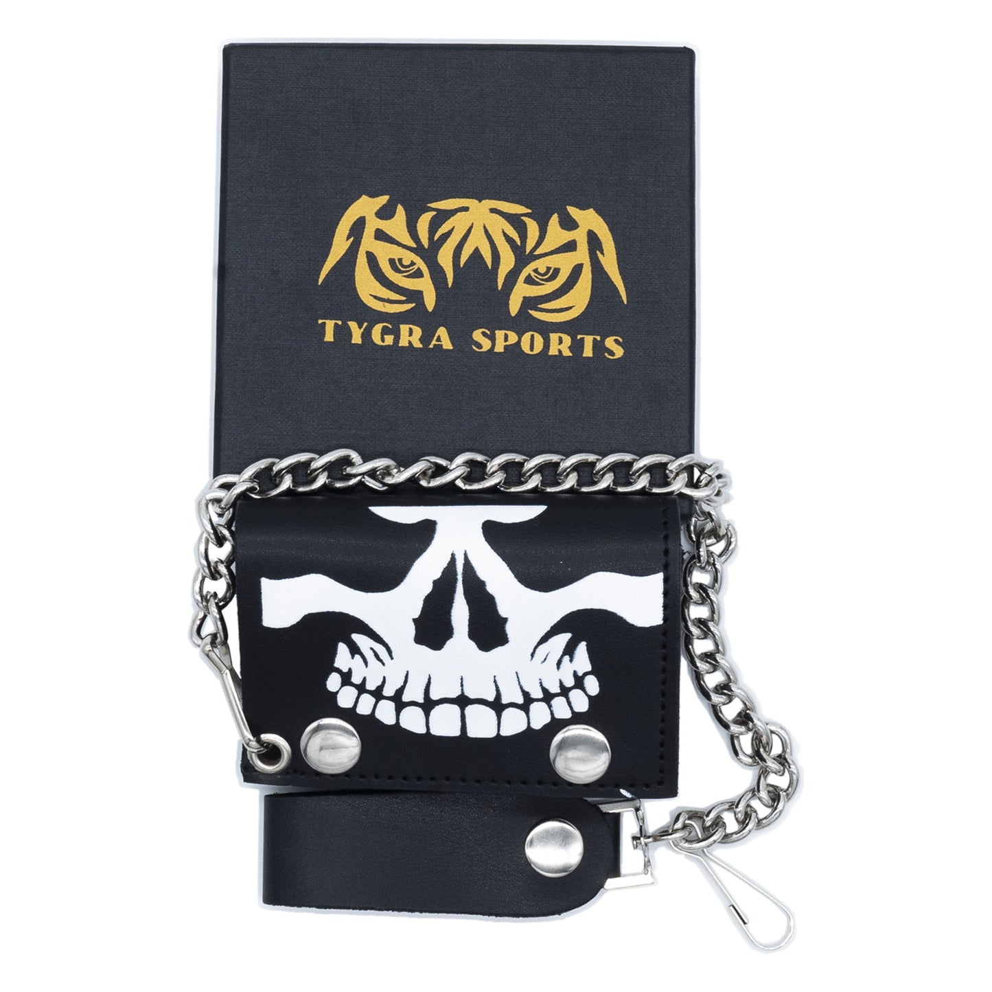 Set of 3 – 2 Wallets + 1 Genuine Leather Belt – Biker Gift Set