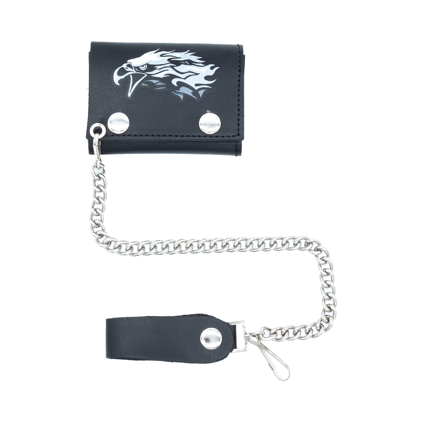 Set of 3 – 2 Wallets + 1 Genuine Leather Belt – Biker Gift Set