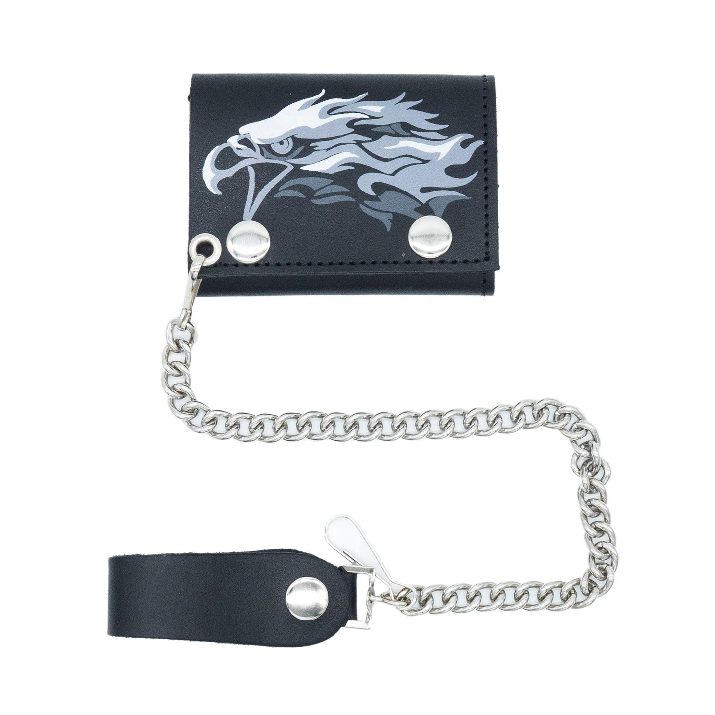 Set of 3 – 2 Wallets + 1 Genuine Leather Belt – Biker Gift Set