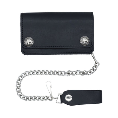 Set of 3 – 2 Wallets + 1 Genuine Leather Belt – Biker Gift Set
