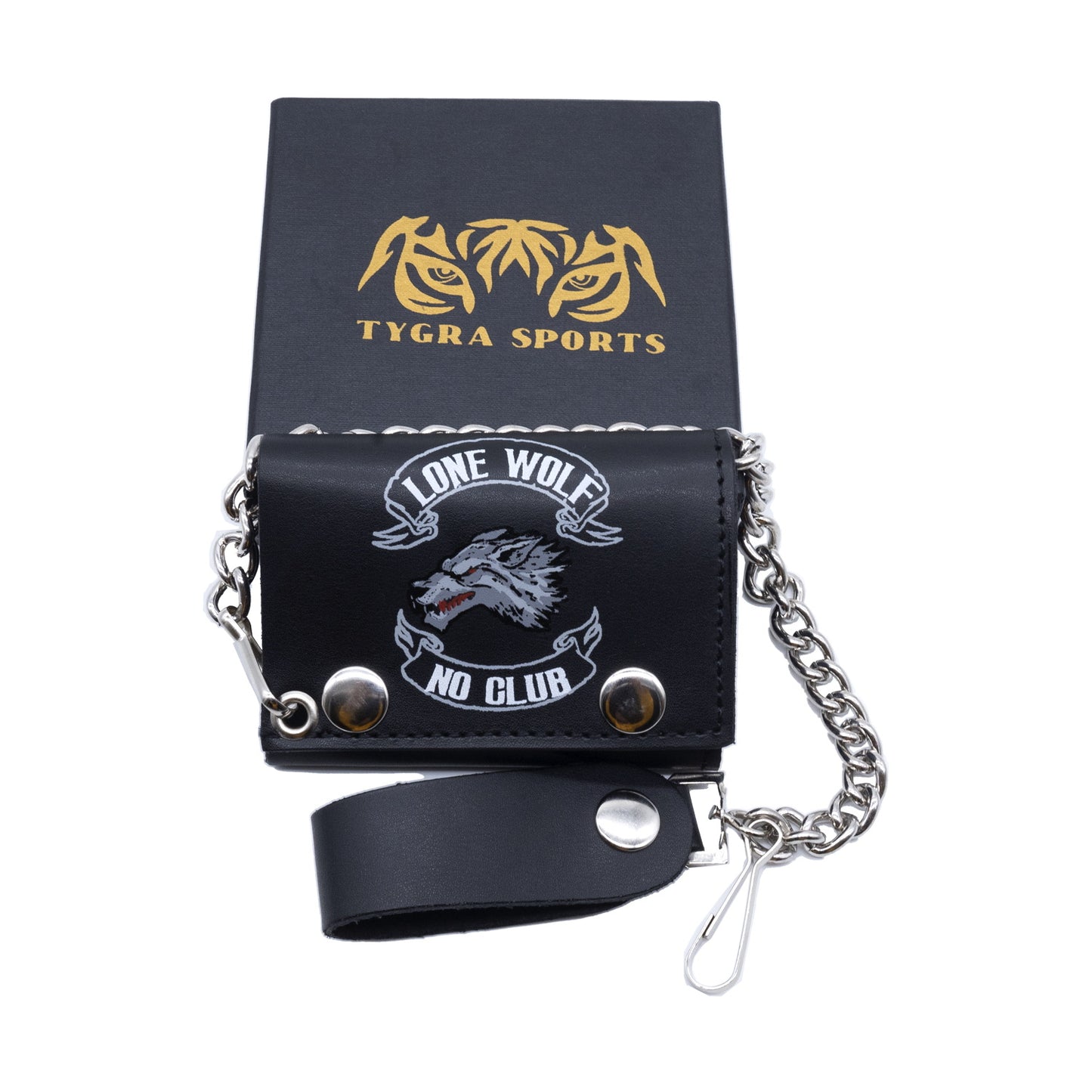 Set of 3 – 2 Wallets + 1 Genuine Leather Belt – Biker Gift Set