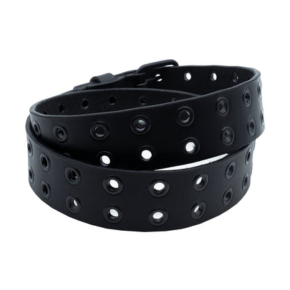 Set of 3 – 2 Wallets + 1 Genuine Leather Belt – Biker Gift Set